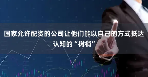 国家允许配资的公司让他们能以自己的方式抵达认知的“树梢”