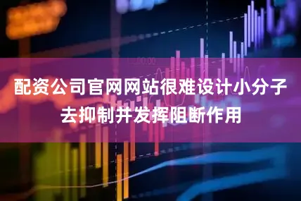 配资公司官网网站很难设计小分子去抑制并发挥阻断作用
